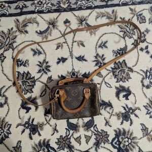 Louis Vuitton Brown Speedy Nano Bag